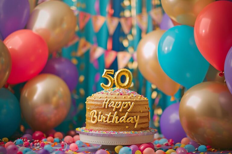 Idées de textes et messages pour souhaiter joyeux anniversaire 50 ans