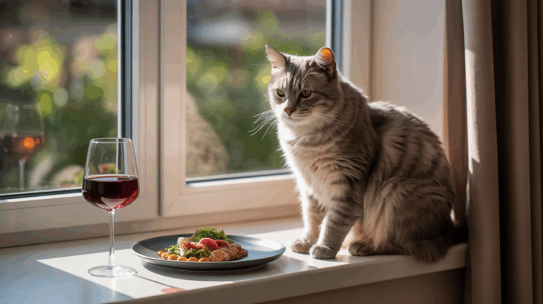 Le chat qui vivait comme un retraité français : vin rouge, télévision, et une longévité qui défie la science